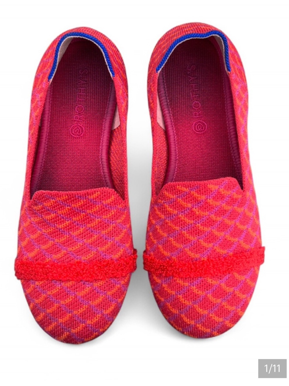 Rothy’s Pomegranate With Tassels Kids Flats Size 4